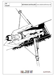 Kürek boyama sayfaları